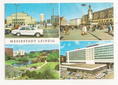 FS2 - Carte Postala - GERMANIA -Messestadt Leipzig, circulata 1973 foto