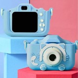 Camera foto copii Smart Fun HD albastru, aparat foto digital, rezolutie HD, video, Include card SD 64 GB, Oem