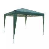 Cumpara ieftin Pavilion gradina, patrat, cadru metalic + poliester, pliabil, verde