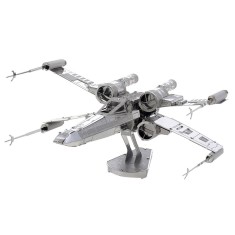 Puzzle 3D, Star Wars, X-Wing, Razboiul Stelelor, Nava Spatiala, 10.2 x 8.5 x 5.2 cm, 46 Piese, Culoa
