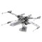 Puzzle 3D, Star Wars, X-Wing, Razboiul Stelelor, Nava Spatiala, 10.2 x 8.5 x 5.2 cm, 46 Piese, Culoa