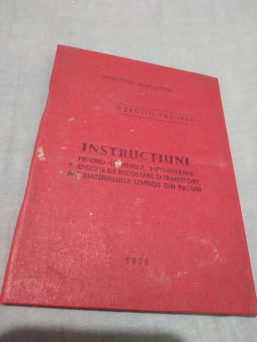 I8NSTRUCTIUNILE PRIVIND MATERIALUL LEMNOS