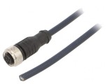 Cablu de conectare M12 5 pini drept 3m 60VAC 4A IP69K