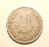 COLUMBIA 5 SI 10 CENTAVOS 1921 , MONEDE DE LEPROZERIE , MAI RARE