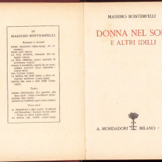 HST C4126N Donna nel sole e altri idilli di Massimo Bontempelli 1928