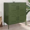 Gossi dulap, verde masliniu, 68x39x79 cm, otel