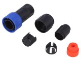 Conector Circular Mufă Tată 6 PIN Fără Contacte Pe Cablu