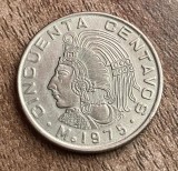 C50 - Moneda foarte veche - Mexic - 50 centavos - 1975