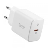 Incarcator Retea Spigen Essential, 20W, 3A, 1 x USB-C, Alb ACH08701, Universal