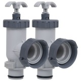 vidaXL Supape cu piston pentru piscină, 2 buc.