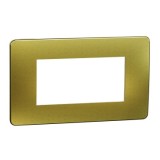 Rama Ornament 4M metal Schneider Unica Studio auriu bej NU270460M