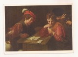 FA87 -Carte Postala- GERMANIA - Dresden Gemaldegalerie, Valentin de Boullogne - Der Falschspieler, necirculata, Fotografie