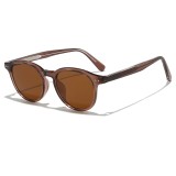 Ochelari de soare rotunzi, unisex Asteroid GSM 99046, maro