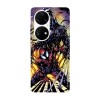 Husa compatibila cu Huawei Nova Y70 model Venom vs spiderman, Silicon, TPU, Viceversa, Transparent, Carcasa