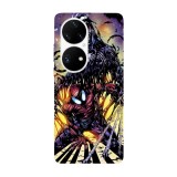 Husa compatibila cu Huawei Mate 40 model Venom vs spiderman, Silicon, TPU, Viceversa, Transparent, Carcasa