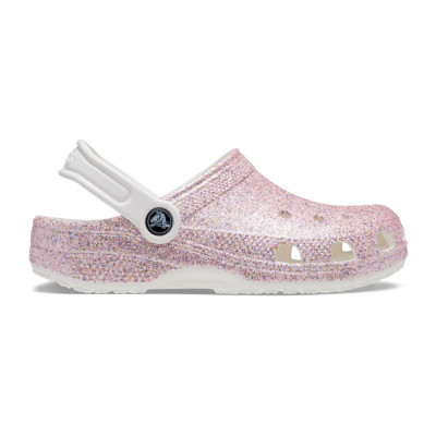 Saboti Crocs Classic Glitter Clog Kids Multicolor - White/Rainbow foto