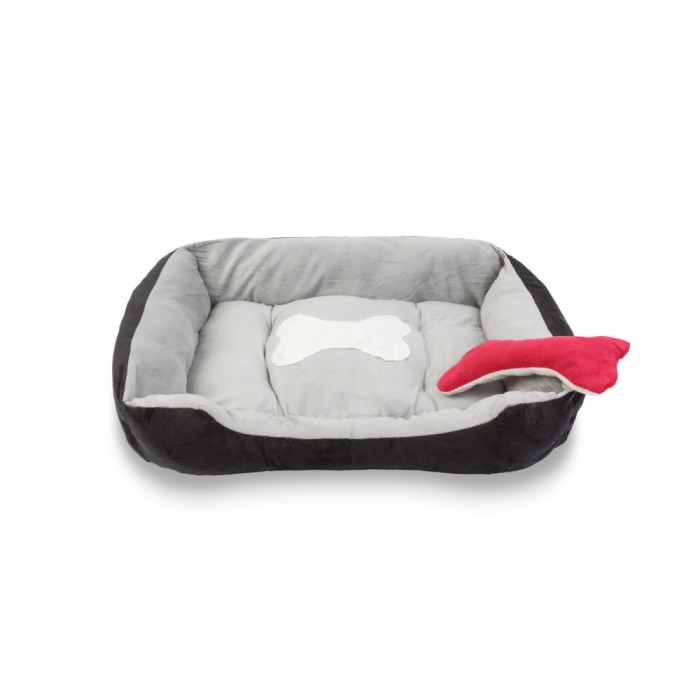 Pat pentru caini - 60 x 45 x 15 cm - negru Best CarHome