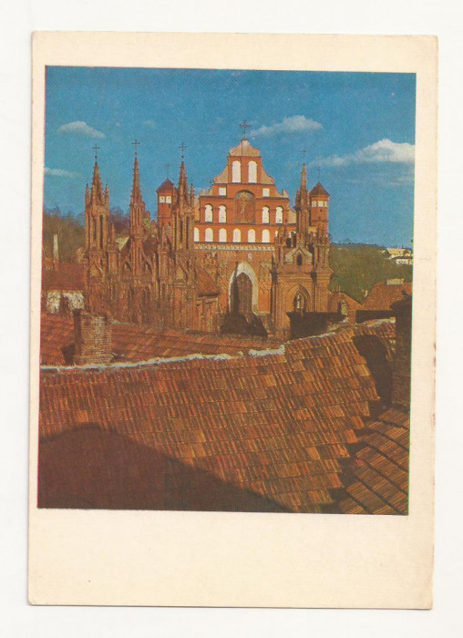 CP3- Carte Postala - LITUANIA - Ghotic Church of St Anne , necirculata 1977