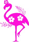 Cumpara ieftin Sticker decorativ, Flamingo, Roz, 84 cm, 7395ST-1, Oem