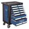 Carucior Scule Scheppach TW1000, 263 Piese, 7 Sertare, Portabil cu Roti, Metalic, Profesional