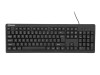 Tastatura cu fir Tellur Basic, US, USB, negru