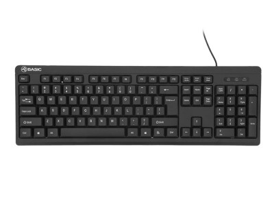 Tastatura cu fir Tellur Basic, US, USB, negru foto
