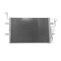 Condensator AC Seat Cordoba 192002; Ibiza, 192002 Aluminiu/Plastic Brazat, 585 X360x16, Fara Filtru Uscator, iesire : 12,7 Mm, intrare : 12,7 Mm,