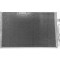 Condensator AC Seat Cordoba 1999-2002; Ibiza, 1999-2002 Aluminiu/Plastic Brazat, 585 (540)X360x16, Fara Filtru Uscator, iesire : 12,7 Mm, intrare : 1
