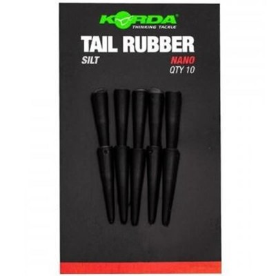 Con Plumb Pierdut Korda NanoTail Rubber 10buc/pac, Silt foto