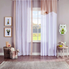 Perdea, Natura Baby Curtain (140x260 Cm), Çilek, Poliester