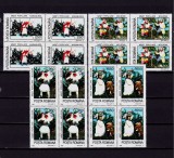RO 1996, LP 1400,&quot;Masti populare &quot;,serie in bloc de 4 ,MNH, Nestampilat