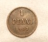 FINLANDA 1 PENNI 1907, Europa