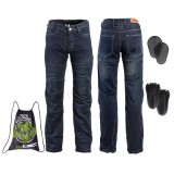 Pantaloni Moto Barbati W-TEC Pawted Jeans 4XL, Kevlar, Impermeabili Reissa, Protectii Sold, Casual Vara
