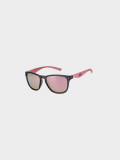 Ochelari de soare cu &icirc;nveliș multicolor unisex - roz pudrat, 4F Sportswear