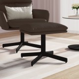 VidaXL Taburet, maro, 60x60x36 cm, piele ecologică