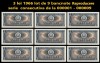 3 lei 1966 lot 9 Reproducere bancnote serie consecutiva nr.1-9