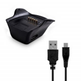 Cablu de incarcare USB pentru Samsung Gear fit R350, Negru, 38719.01, Kwmobile