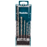Makita E-11536 - Set burghie de zidarie 4-10 mm tija cilindrica 5 bucati