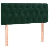 Cumpara ieftin Tablie de pat, verde inchis, 90x7x78/88 cm, catifea
