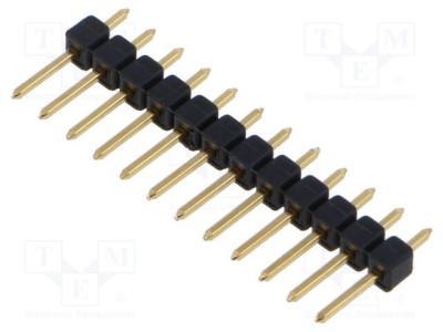 Conector 1x12 PIN Tată 2,54mm THT FISCHER ELEKTRONIK foto