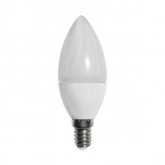 Bec LED 8.5W E14, lumina alba calda, Optonica – lumanare
