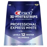 Plic, Benzi Albirea Dintilor, Crest, 3D White, One Hour Express, Nivel Albire 12, 1 zi
