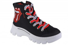 Pantofi pentru adidași Skechers Rolling Stones Roadies Surge - Lick It 177967-BKRD negru foto