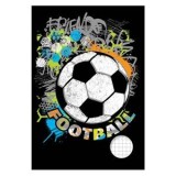 Caiet A5 Matematică, Copertă cu Model Fotbal, 100 File, CMCLASS