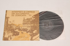 Interpreti si cintece din Bucurestiul de odinioara II - disc vinil vinyl LP NOU foto