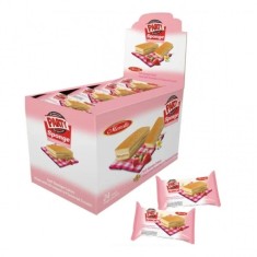 Cutie 24 Prajituri Pufoase Morello Sponge Cakes Capsuni 24x25g MGR31312 foto