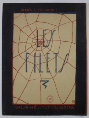 LES FILETS , VALSE HESITATION par M. ZAPAN , CCA . 1900 , PARTITURA foto