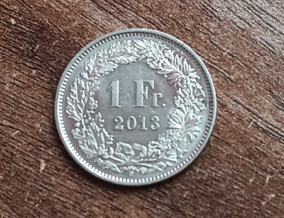 C50 - Moneda foarte veche - Elvetia - 1 franc - 2013 foto