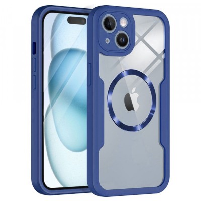 Husa MagSafe pentru Apple iPhone 15 Plus, Techsuit, ColorVerse 360, Albastra foto