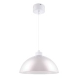Pendul sfera GoodHome Songor, alb, 1xE27, design modern